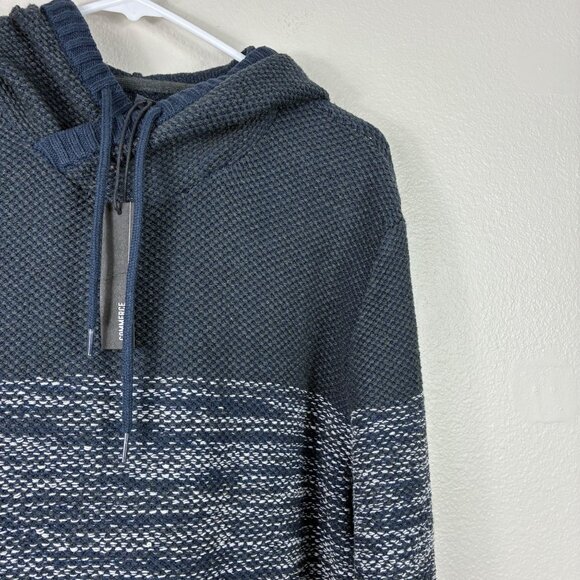 NEW Commerce Men’s Knit Colorblock Hoodie Size XL Streetwear - Picture 3 of 8